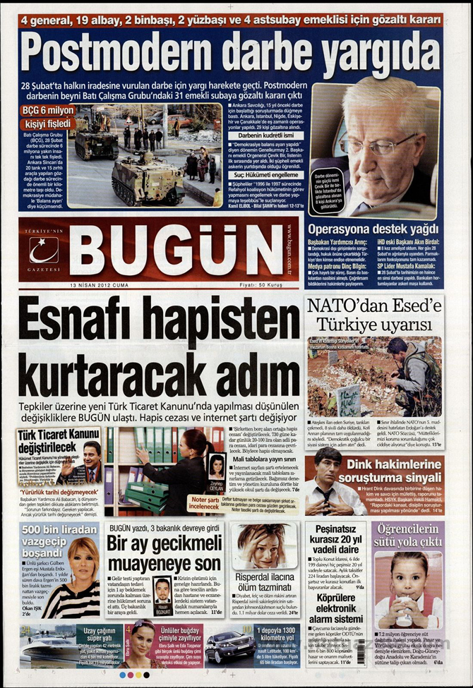 Gazete Manşetlerinde 28 Şubat Operasyonu 3