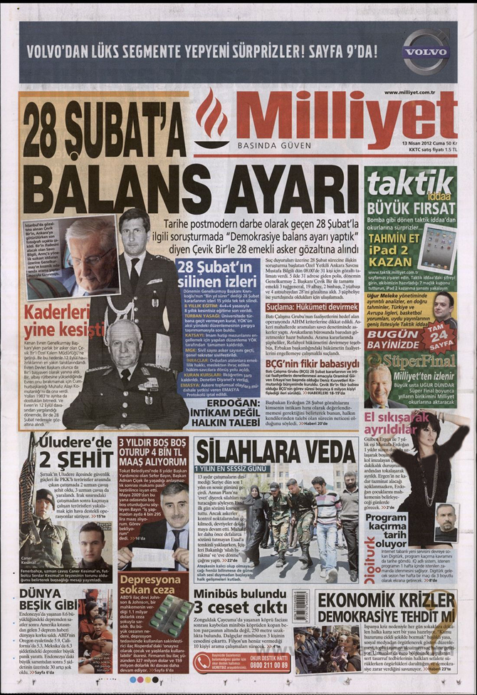 Gazete Manşetlerinde 28 Şubat Operasyonu 9