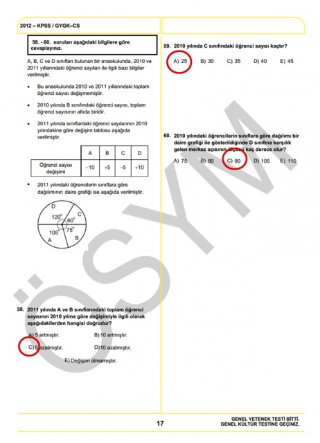 2012 KPSS Soru ve Cevapları 17