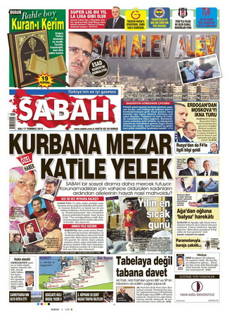 Gazete Manşetleri - 17 Temmuz 2012 12