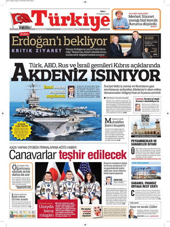 Gazete Manşetleri - 17 Temmuz 2012 17