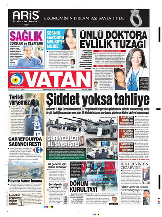 Gazete Manşetleri - 17 Temmuz 2012 18