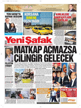 Gazete Manşetleri - 17 Temmuz 2012 22