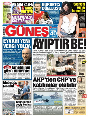 Gazete Manşetleri - 17 Temmuz 2012 5