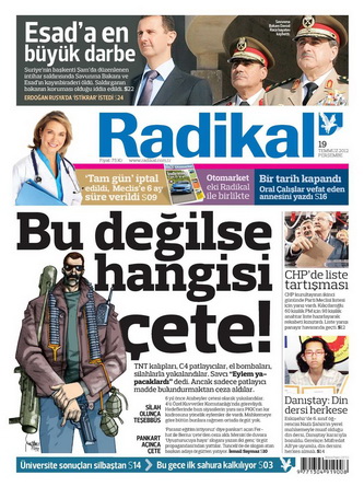 Gazete Manşetleri - 19 Temmuz 2012 12