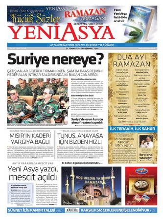 Gazete Manşetleri - 19 Temmuz 2012 23