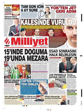 Gazete Manşetleri - 19 Temmuz 2012 9