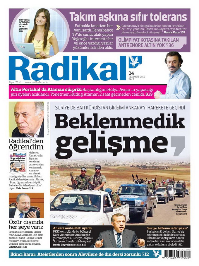 Gazete Manşetleri - 24 Temmuz 2012 12