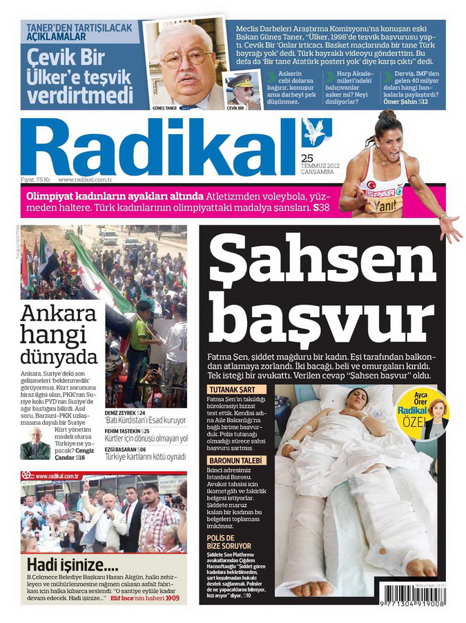Gazete Manşetleri - 25 Temmuz 2012 13