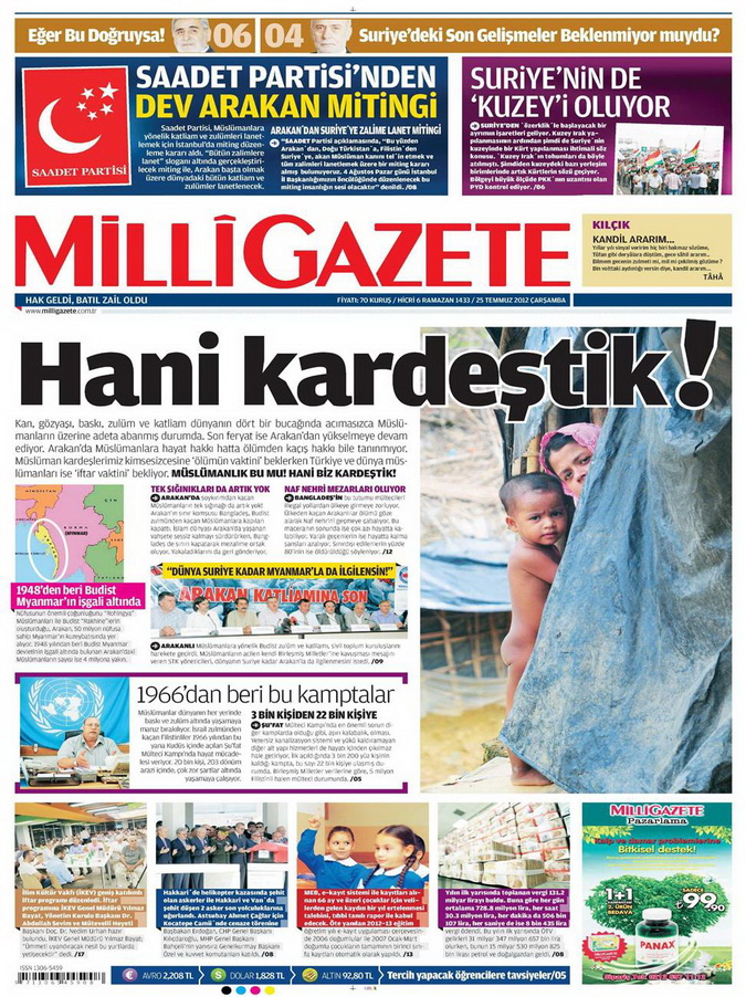 Gazete Manşetleri - 25 Temmuz 2012 9