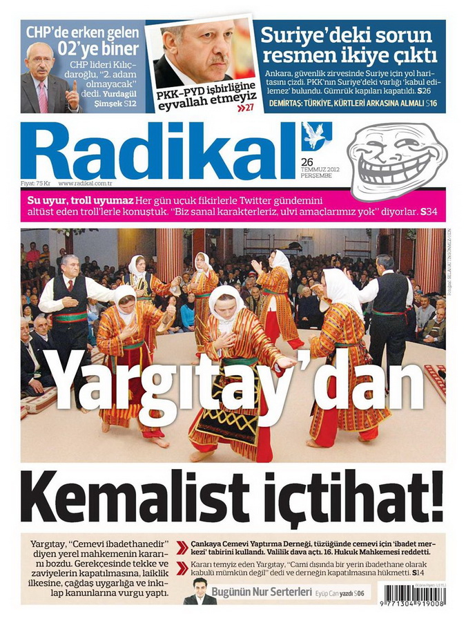 Gazete Manşetleri - 26 Temmuz 2012 13