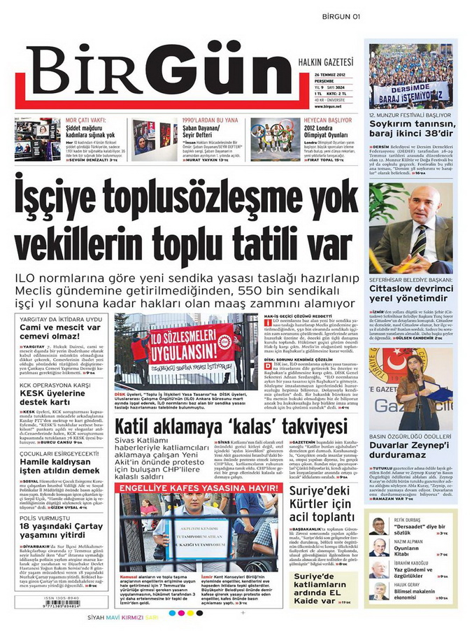 Gazete Manşetleri - 26 Temmuz 2012 2