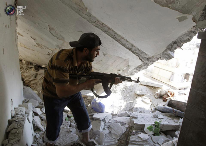 Halep'ten Çatışma Görüntüleri 15