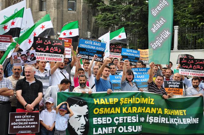 Halep Direnişine Beyazıt’ta Destek Eylemi 1