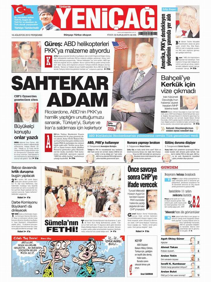 Gazete Manşetleri - 16 Ağustos Perşembe 7
