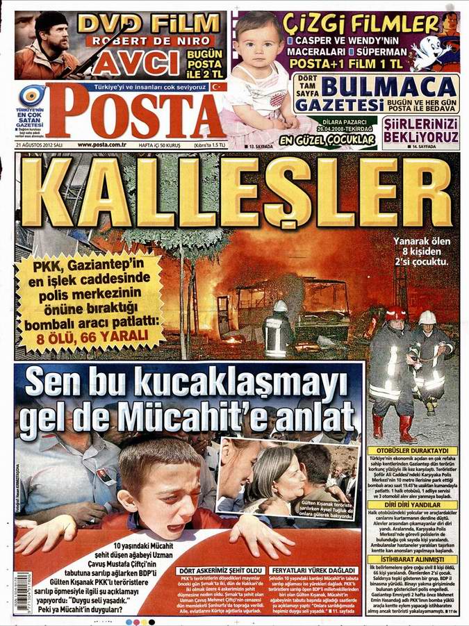 Gazete Manşetleri - 21 Ağustos Salı 9
