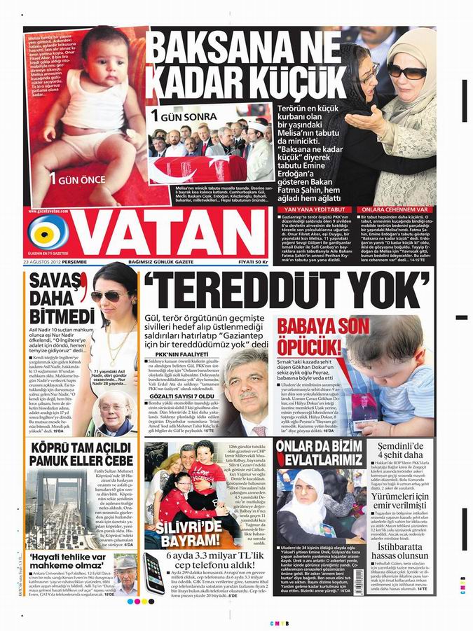 Gazete Manşetleri - 23 Ağustos Perşembe 5