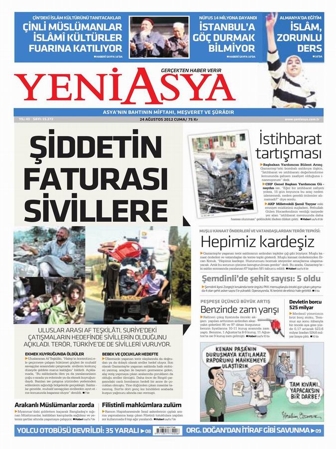 Gazete Manşetleri - 24 Ağustos Cuma 3