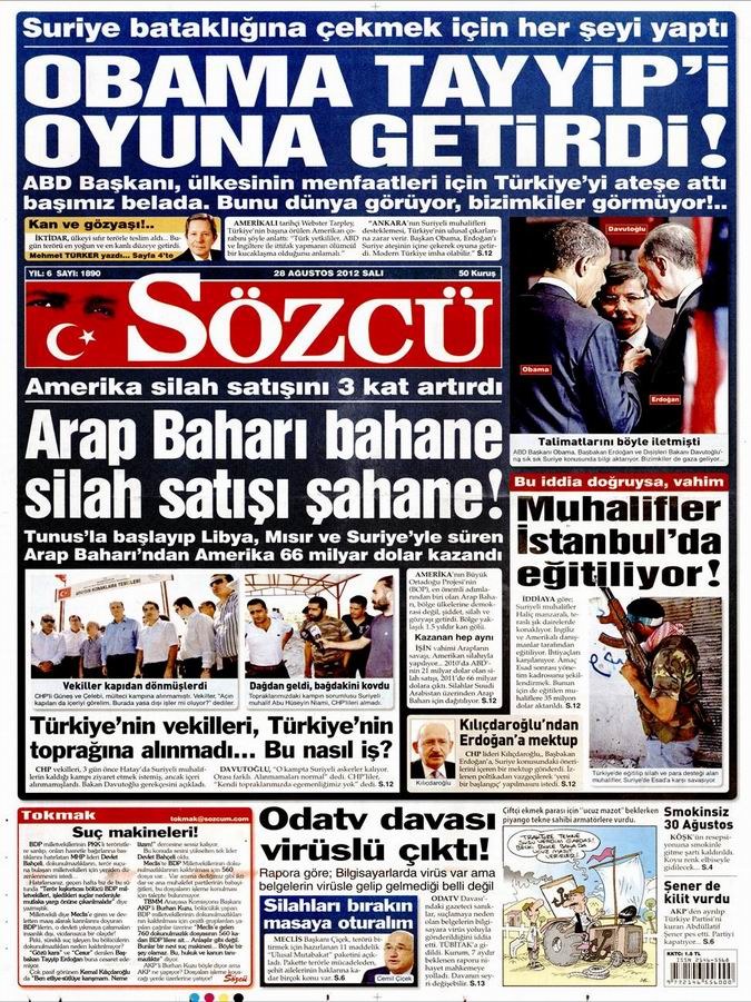 Gazete Manşetleri - 28 Ağustos Salı 10