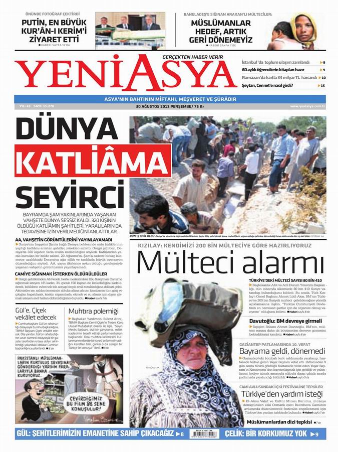 Gazete Manşetleri - 30 Ağustos Perşembe 3
