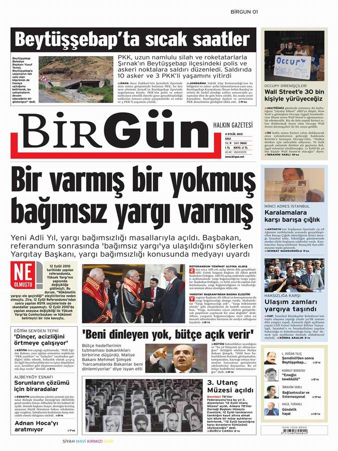Gazete Manşetleri - 4 Eylül Salı 25