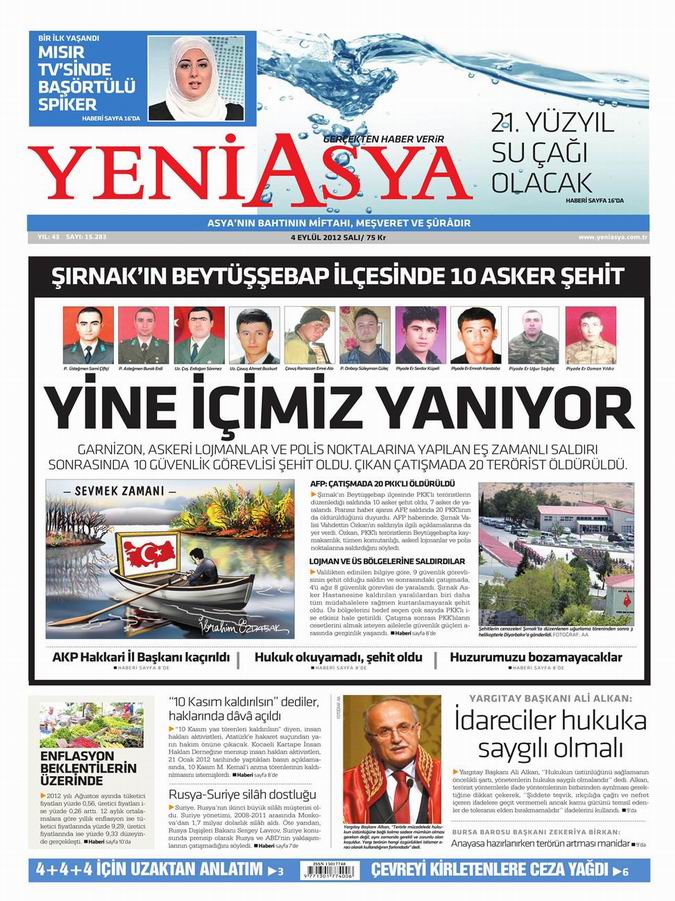 Gazete Manşetleri - 4 Eylül Salı 3
