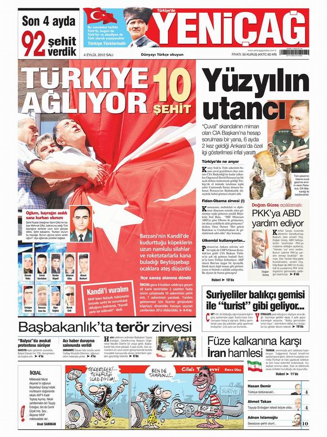 Gazete Manşetleri - 4 Eylül Salı 6