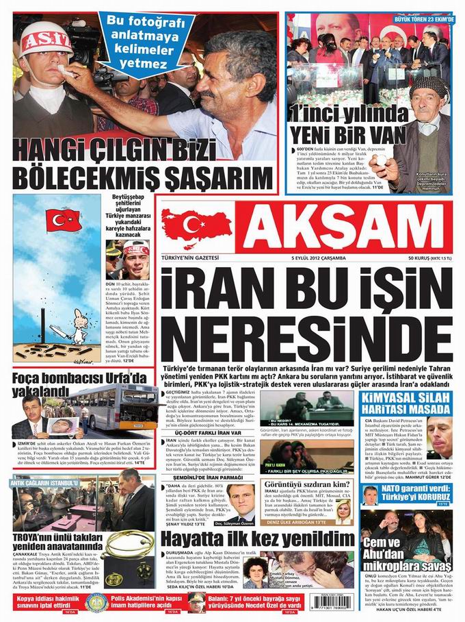 Gazete Manşetleri - 5 Eylül Çarşamba 24