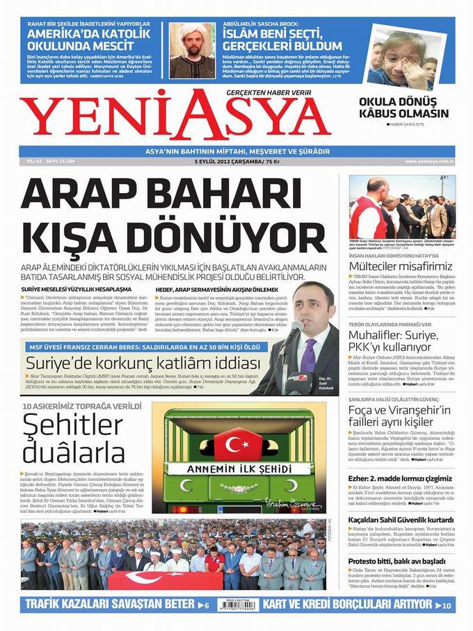 Gazete Manşetleri - 5 Eylül Çarşamba 3