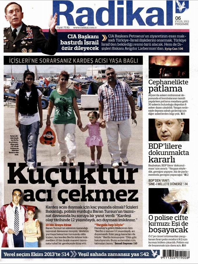 Gazete Manşetleri - 6 Eylül Perşembe 12