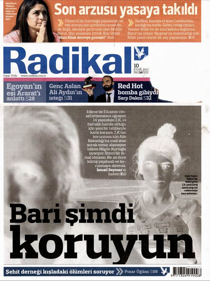 Gazete Manşetleri - 10 Eylül Pazartesi 12