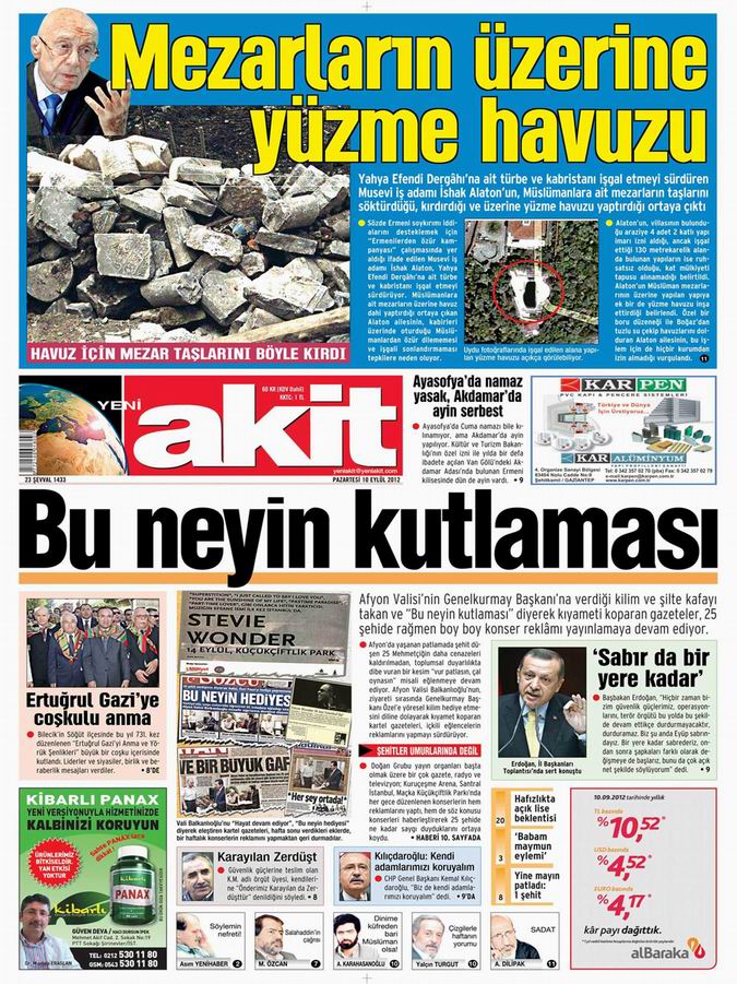 Gazete Manşetleri - 10 Eylül Pazartesi 4