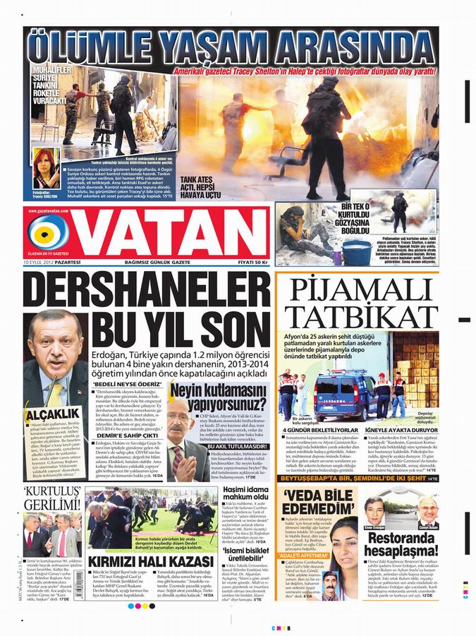Gazete Manşetleri - 10 Eylül Pazartesi 5