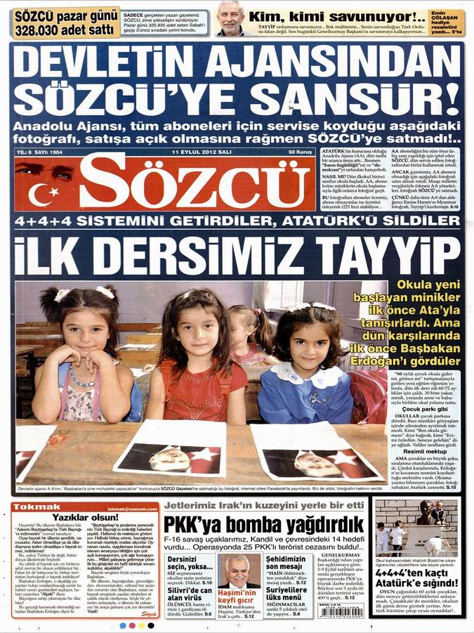 Gazete Manşetleri - 11 Eylül Salı 10