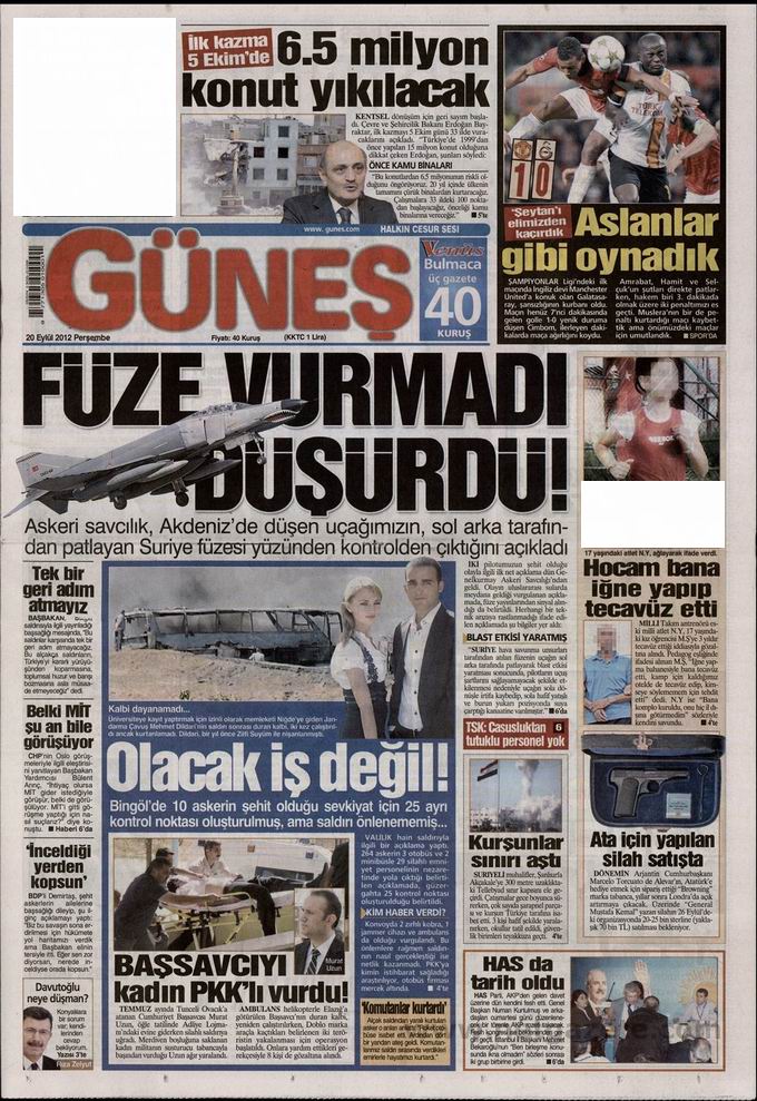 Gazete Manşetleri - 20 Eylül Perşembe 18