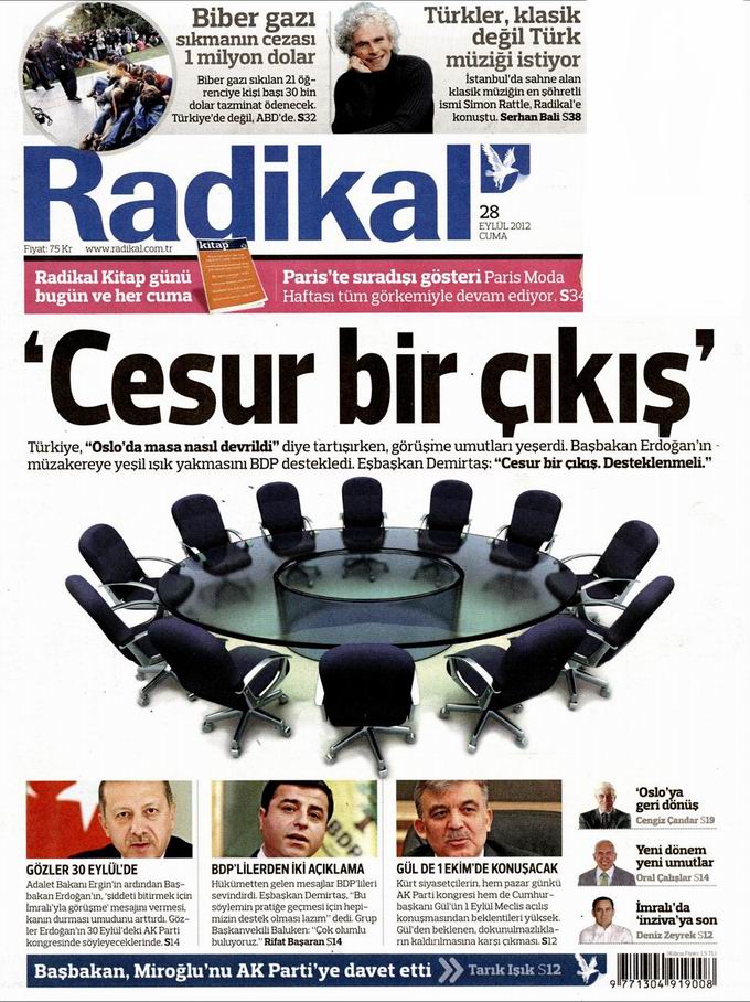 Gazete Manşetleri - 28 Eylül Cuma 12