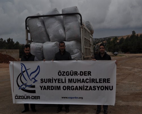Özgür-Der'den Suriye'ye Battaniye Yardımı 5