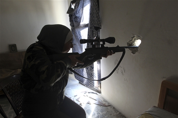 Halep’te Kadın Sniper 1