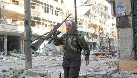 Halep’te Kadın Sniper 11
