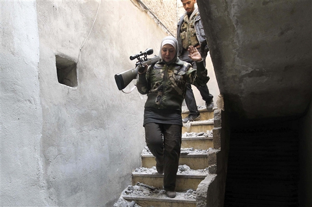 Halep’te Kadın Sniper 6