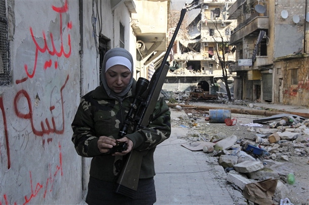 Halep’te Kadın Sniper 7