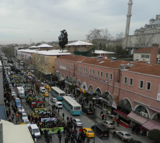 İstanbul’da Binler Suriye Cihadını Selamladı! 35