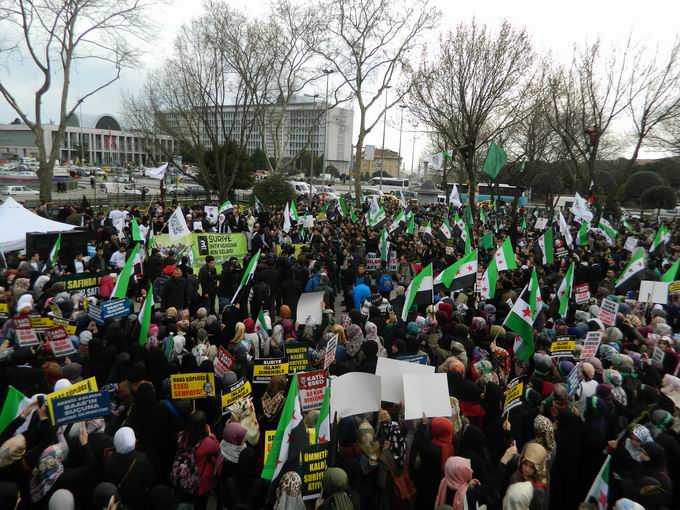 İstanbul’da Binler Suriye Cihadını Selamladı! 45