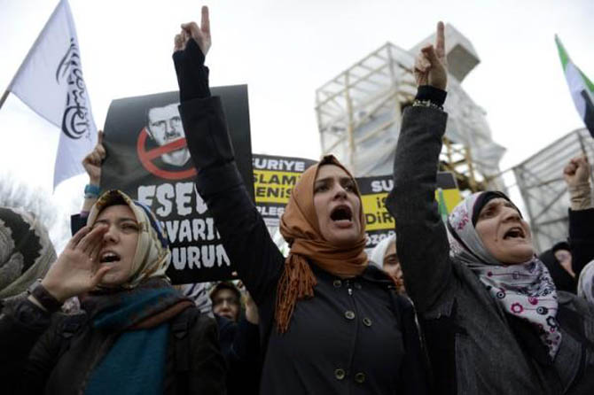 İstanbul’da Binler Suriye Cihadını Selamladı! 66