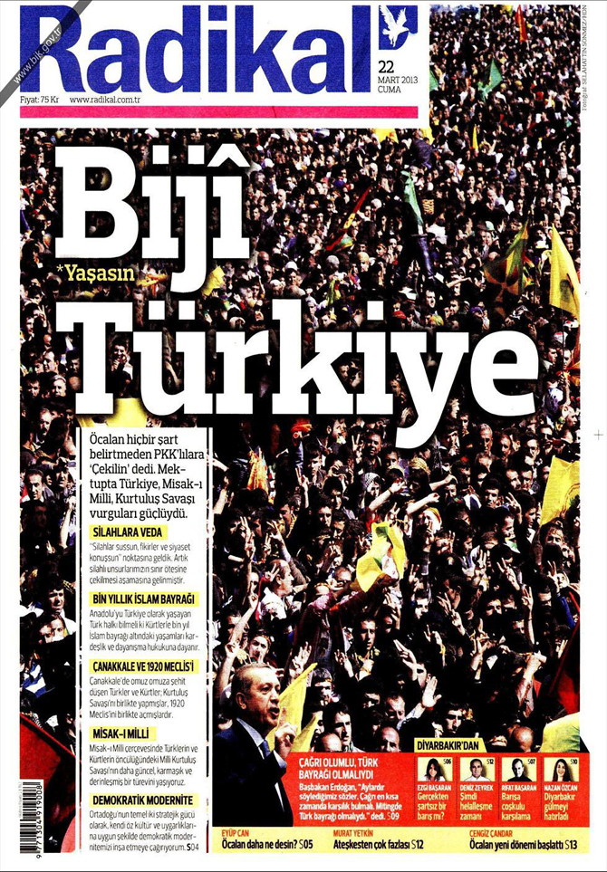 22 Mart 2013 - Günün Gazete Manşetleri 14