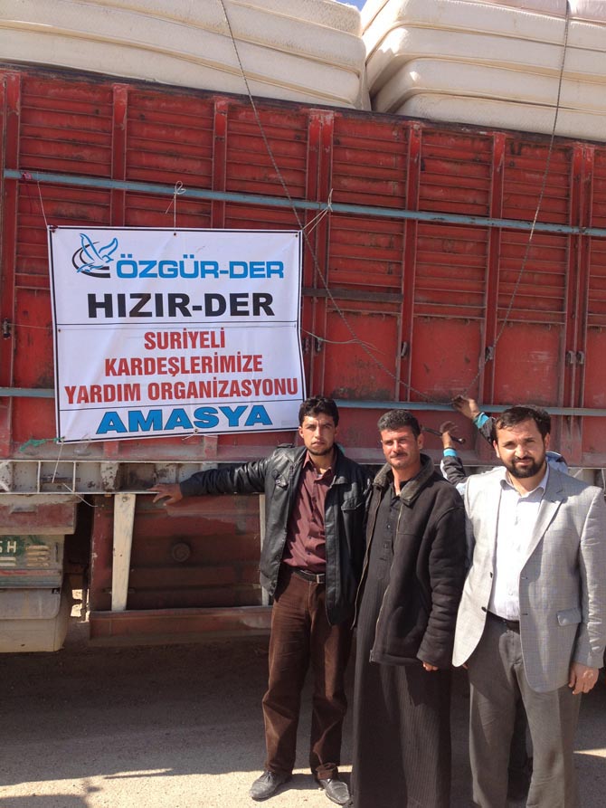 Amasya'da Suriye'ye Yardım 1