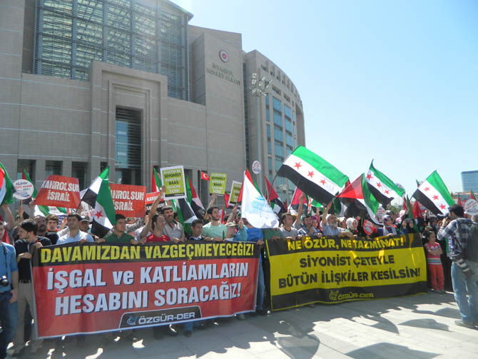 Çağlayan Adliyesi Önünde Mavi Marmara Eylemi 12