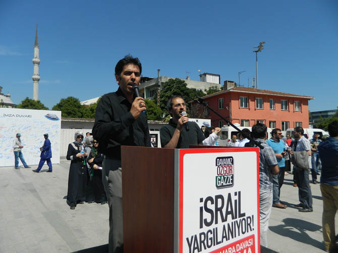 Çağlayan Adliyesi Önünde Mavi Marmara Eylemi 13