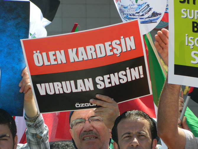 Çağlayan Adliyesi Önünde Mavi Marmara Eylemi 17