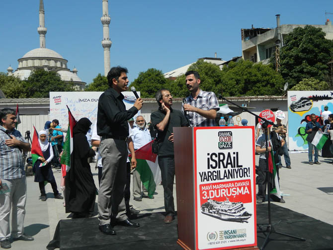 Çağlayan Adliyesi Önünde Mavi Marmara Eylemi 19
